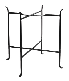 Wrought Iron Plant Stand with Copper Planter Container